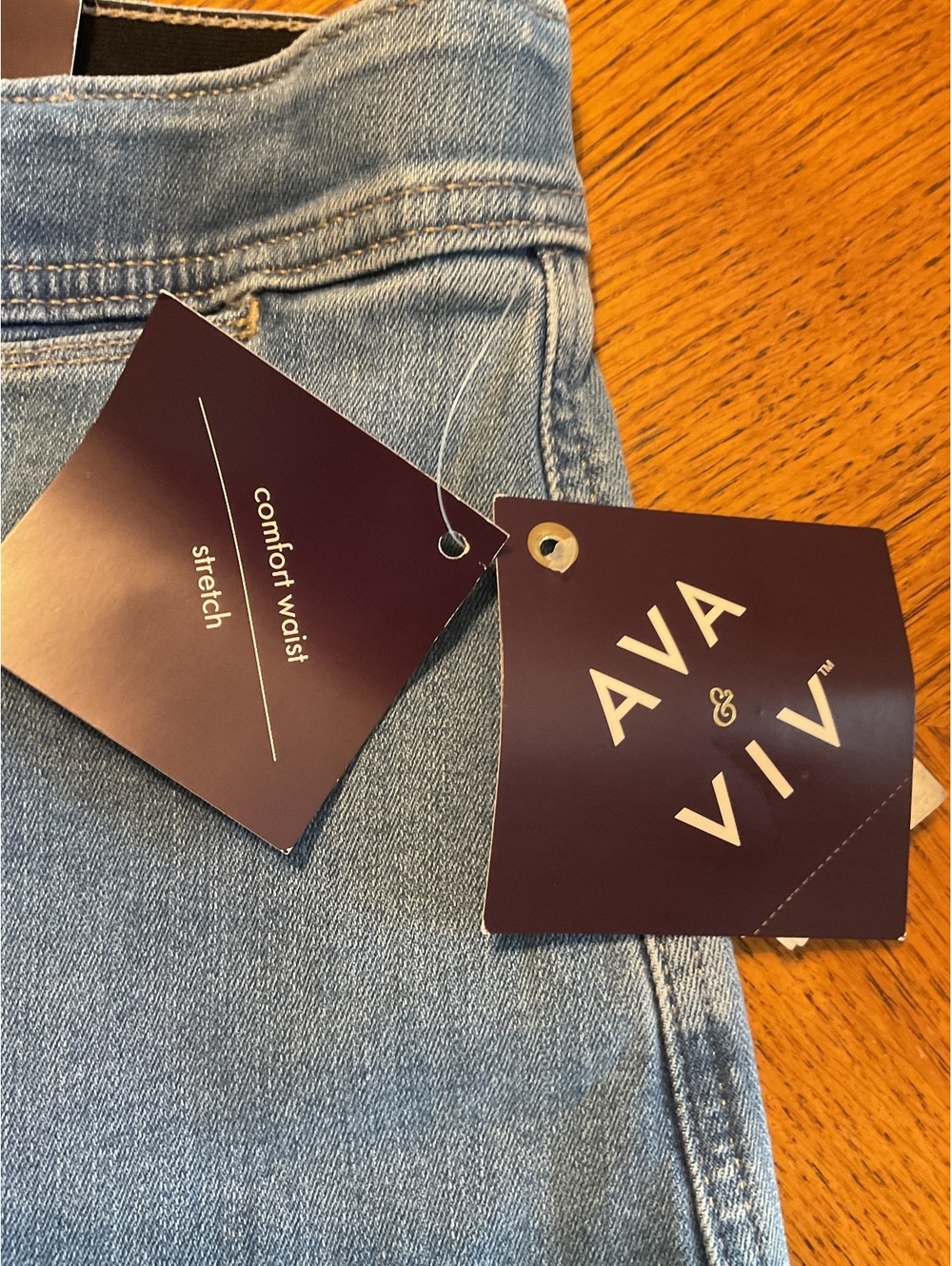 Ava & Viv Women’s Wide Leg Size 16 High Rise Comfort Waist Fitted Waist & Thigh - Picture 4 of 7